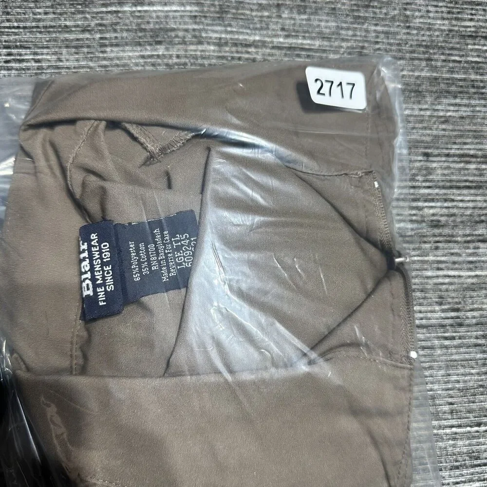 VTG John Blair Jacket Men's L Tall Brown Full Zip